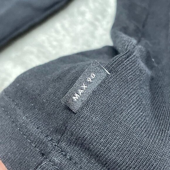 Nike Long Sleeve Tee Black Loose Fit XL Cotton Mens Top a1389 - Picture 5 of 7